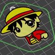 Luffy.jpg Luffy Schlüsselanhänger - One Piece