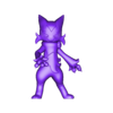 floragato pose 2.stl Pokemon - Sprigatito, Floragato and Meowscarada with 2 poses