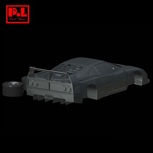 🚗 Ferrari F40 Competizione (1989)・ STL File for 3D printing・Cults