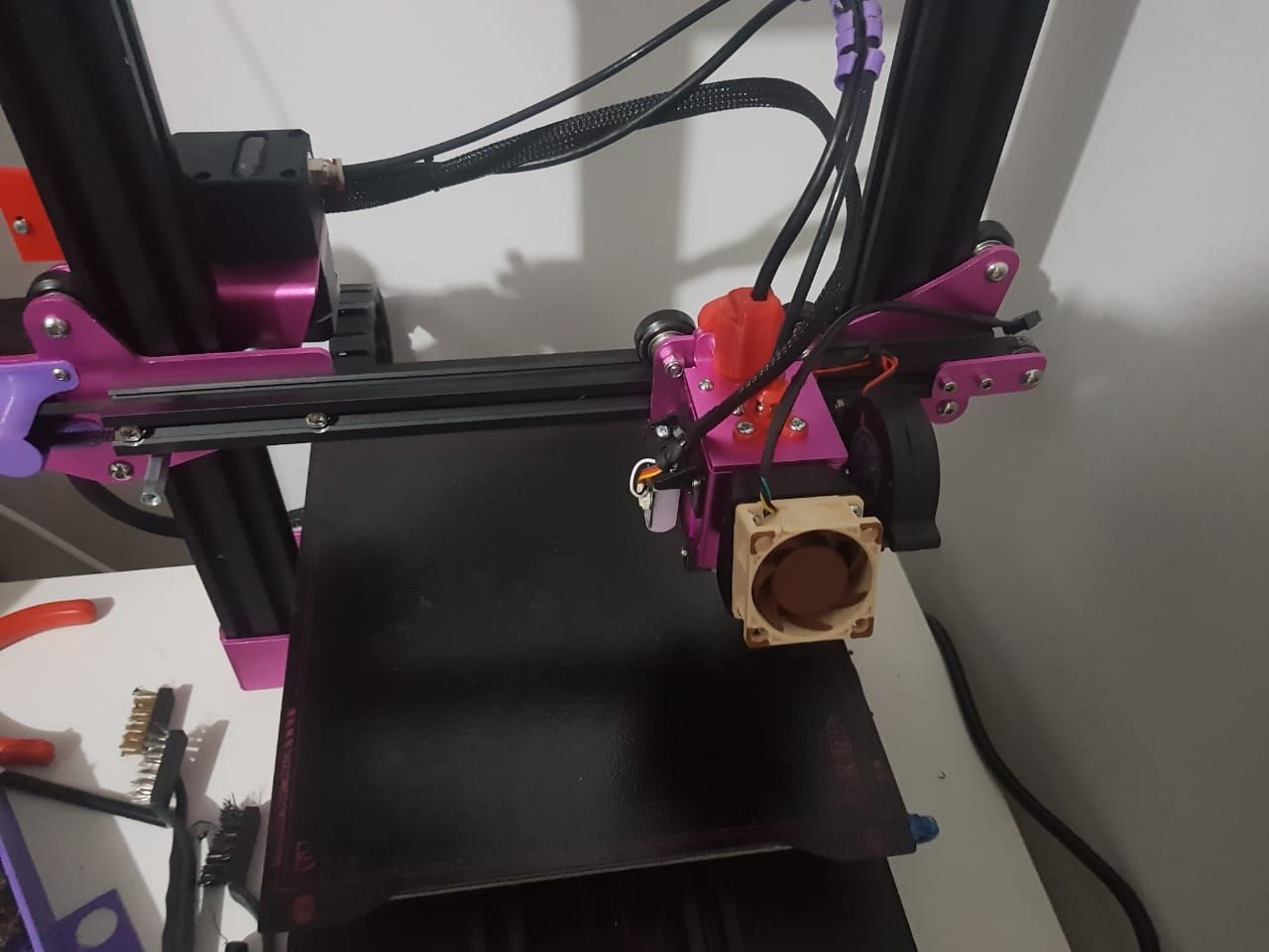 Free STL file BlTouch for left side of BIQU B1 with NO fan・Model to