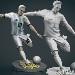 Archivo STL Funko Pop Messi Barcelona Futbol Football 🏈・Modelo imprimible  en 3D para descargar・Cults