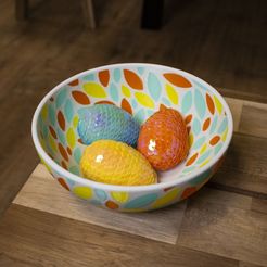 fffa82d5d6a0f3022cf805dba77e4eeb_display_large.jpg Бесплатный STL файл Multi-Color Fruit Bowl・Идея 3D-печати для скачивания