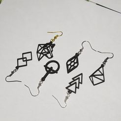 DSC00072.jpg STL file BIG PROMO | 10 earrings for the price of 5!・3D printing model to download