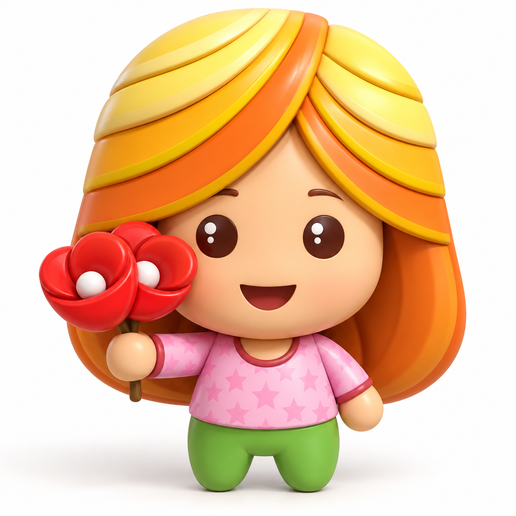 Florzinha – Cute Flower Girl