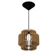 Modelo-9-4.png CEILING LIGHT LAMP 3D PRINT AND LASER CUT FILES MODEL 9