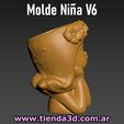 niña-v6-7.jpg Girl Pot Mold V6
