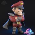Bison_08.jpg Bison Street Fighter Chibi Figurine stl imprimível