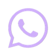 Whatsapp logo.stl multicolor social medial logo boxes