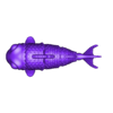 Fish_v2.stl Золотая рыбка - место для печати