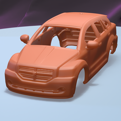 a.png STL file DODGE CALIBER 2010 (1/24) printable car body・3D printing template to download