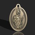 warrior-man-update-01.jpg warrior man Ancient Pendant Necklaces for Men