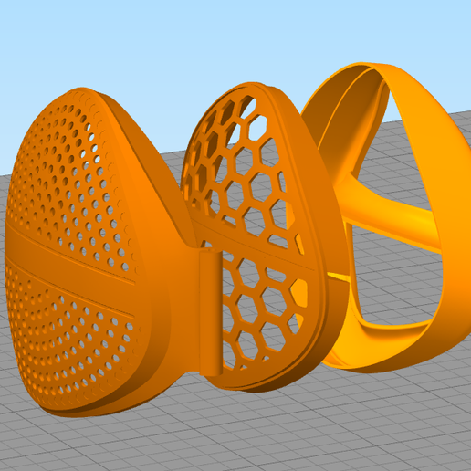 Mask from stronghero3d 3D model