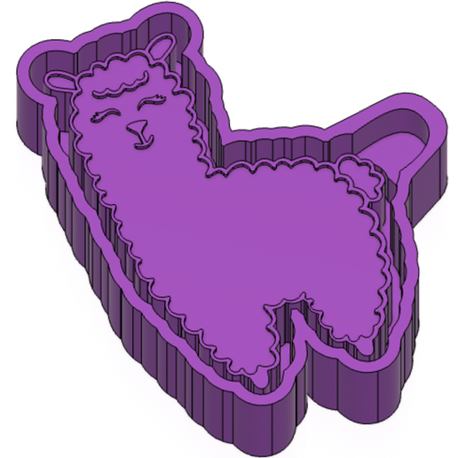 Llama FRESHIE Mold - 3D Model Molding for Making Silicone Mould 3D model