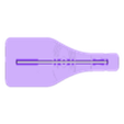 FAD000010TP01 - CHAMPAGNE BOTTLE.stl Бутылка шампанского - соковыжималка для зубной пасты