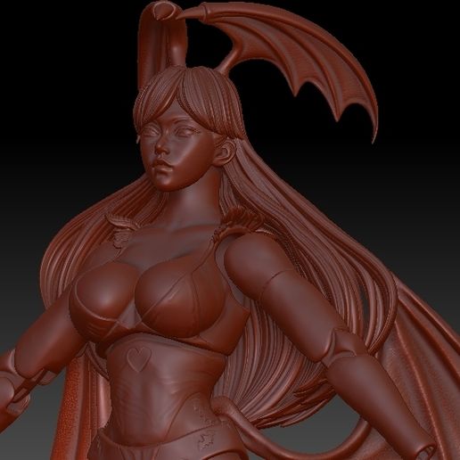 ZBrush-Document11.jpg Morrigan Marvel vs Capcom ver 2.0