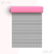 dsgsdgsdg.png Knitted Texture Roller For Polymer Clay, Ethnic Clay Texture Rolling Pin, Polymer Clay Tool, Printable, Digital STL File, No: 1479
