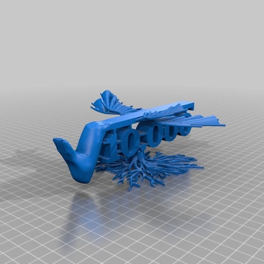 squareroot from 10.000 - 3D model önizlemesi