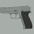 Unbenannt.png Fichier 3D Pistolet à élastique à soufflage et éjection d'obus (Sig Sauer P226)・Plan pour imprimante 3D à télécharger