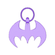 Keychain_Silhouette_1126084836.obj Batman Symbol Keychain