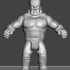 Untitled.png Fichier OBJ wwf wwe aew ecw wcw retro・Design pour imprimante 3D à télécharger