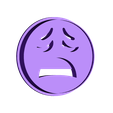 Emoji_Sad_OogiMe.STL STL-Datei Emoji Cookie Cutter kostenlos herunterladen • 3D-Drucker-Design, OogiMe