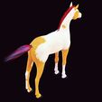 03.jpg DOWNLOAD Arabian horse 3d model - animated for blender-fbx-unity-maya-unreal-c4d-3ds max - 3D printing HORSE - POKÉMON - GARDEN