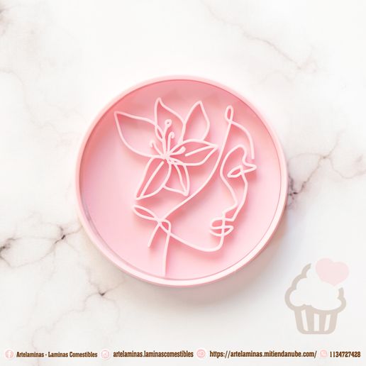 mujer-1.jpg Cortante para galletas Mujer Flor