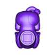 Cowbody_STL.stl Clicky Animal Collection (FREE)