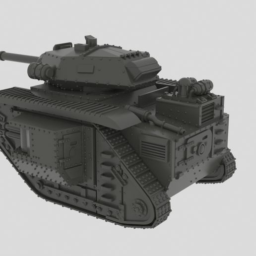 3D file Rhombus CS Battle Tank standalone 🪖 ・Design to download and 3D ...