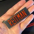 Reitman2.jpg Ghostbusters Ivan Reitman Nametag Keychain