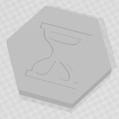 D2 - Hourglass.jpg Fichier STL Logo du symbole du sablier D2・Modèle à télécharger et à imprimer en 3D, verasartsanddice