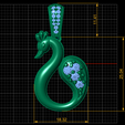 dimension.png PFAU GOLD ANHÄNGER 3D DRUCKBARES MODELL