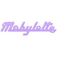 Monogramme_Mobylette_V2.stl Monogram Mobylette