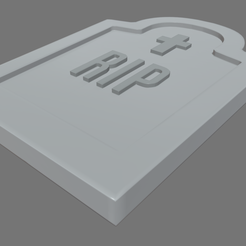 Gravestone_Candy_01_Render_01.png STL-Datei Halloween-Grabstein-Keks・3D-druckbare Vorlage zum herunterladen