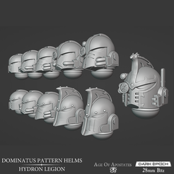 DominatusHelms2.png Fichier 3D Embouts de casque à motif Dominatus・Objet pour impression 3D à télécharger