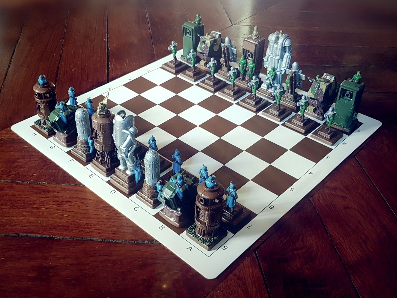 Steam_Chess_A__00009.jpg STL file Steampunk chess game.・Template to download and 3D print, Alphonse_Marcel
