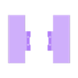 SKID_ELOPLATES.stl SCX10 Plates for Electronic Parts