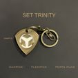 Set-Trinity-DAMpick.jpg Fichier STL Pics de guitare électrique Flexipick, DAMpick et Portapuas by eXiMienTa (REINFORCED) - Nido Picks・Design imprimable en 3D à télécharger