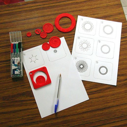 Spirograph 3D model