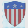 Shield-snip-2.png Multi Part - WWII Captain America Shield