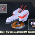Axalon_FS.jpg [Iconic Ships Series] Transformers Beast Wars Axalon from IDW Comics