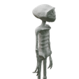 et_0071.png Ancient Alien Mummy creature from NAZCA Peru / Mexico - Ready for 3D Printing 3D print model
