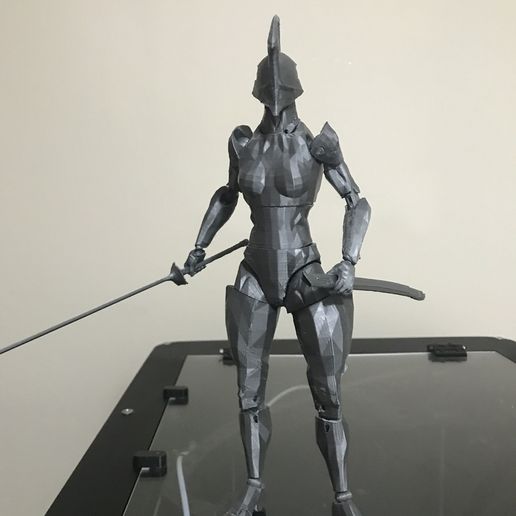 🧸 Warframe Nyx Action Figure・Free STL File for ・Cults