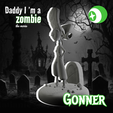 Frame-7.png 🏴‍☠️Gonner By Daddy, I'm a Zombie - CHARACTER SCULPTURE 3D STL (KEYCHAIN) 🧟‍♂️