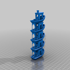 Benchy_Temp_Tower_short.png Free STL file Introducing the Benchy Temp Tower!・3D print design to download