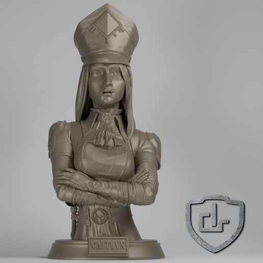 CAITLYN ARCANE 3D model