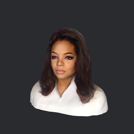 model-1.png Oprah Winfrey-bust/head/face ready for 3d printing