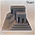5.jpg Desert building with wide access staircase and columns (12) - Canyon Sandy Landscape 28mm 15mm RPG DND Nomad Desertland African
