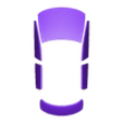 window glasses.stl Renault Zoe PRINTABLE CAR IN SEPARATE PARTS