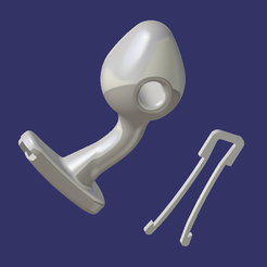 Freutoy plug anal sans attache stringFichier STL Gratuit pour Cults